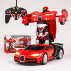 Remote Control Transforming Robot Car with Lights