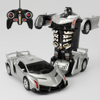 Remote Control Transforming Robot Car with Lights