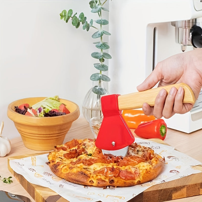 Pizza Cutter with Stainless Steel Wheel