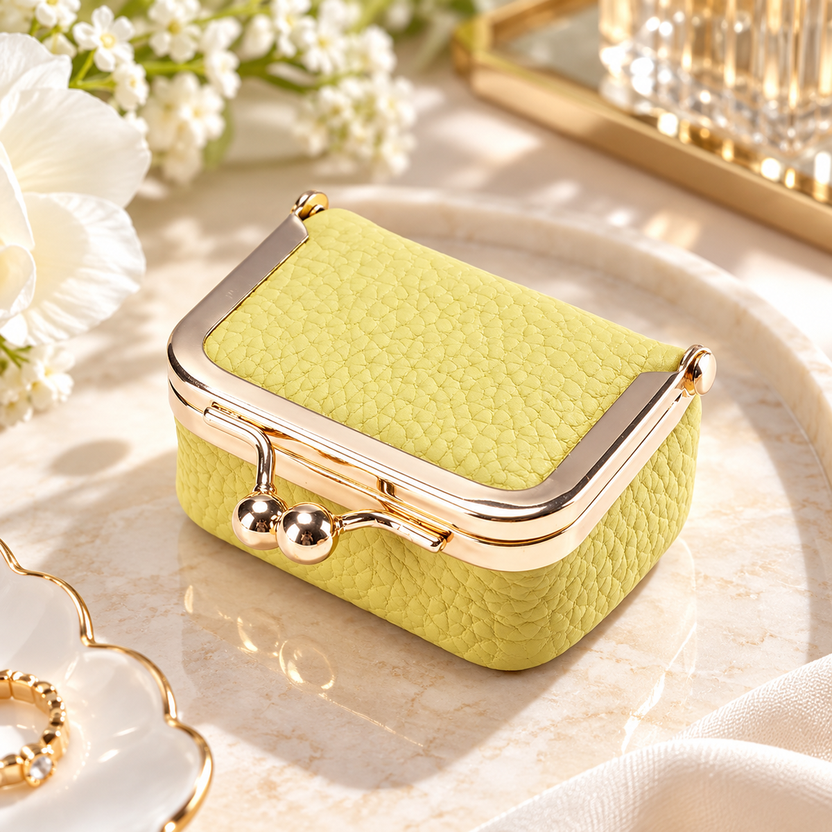 Travel Jewelry Organiser Case Portable Storage Box Rings Earrings