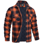 Men’s Plaid Flannel Jacket Shirt