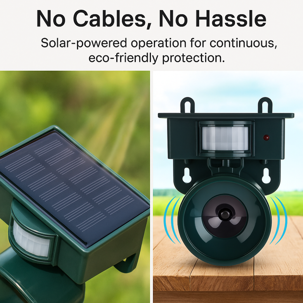 Bird Repeller Motion Sensor Garden Device