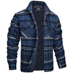 Men’s Plaid Flannel Jacket Shirt