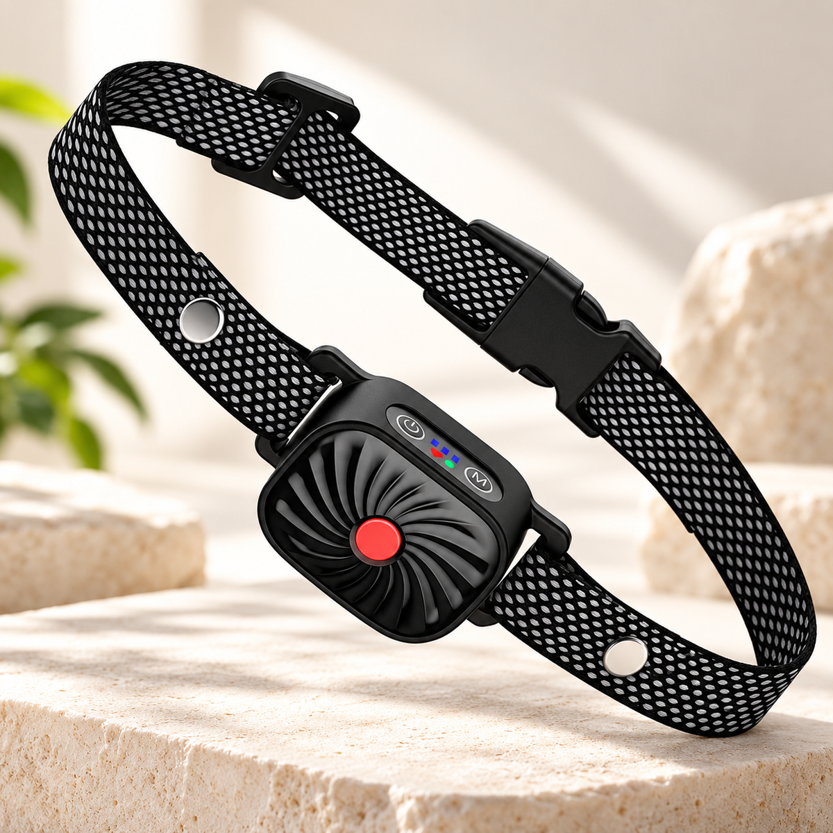 Anti Bark Collar for Small Dogs Sound Vibration Waterproof Adjustable