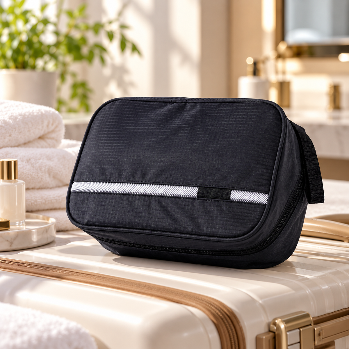 Large Waterproof Toiletry Bag Travel Wash Bag for Men and Women