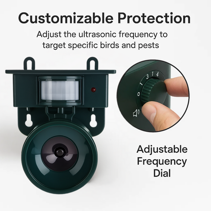 Bird Repeller Motion Sensor Garden Device