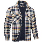 Men’s Plaid Flannel Jacket Shirt