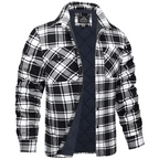 Men’s Plaid Flannel Jacket Shirt