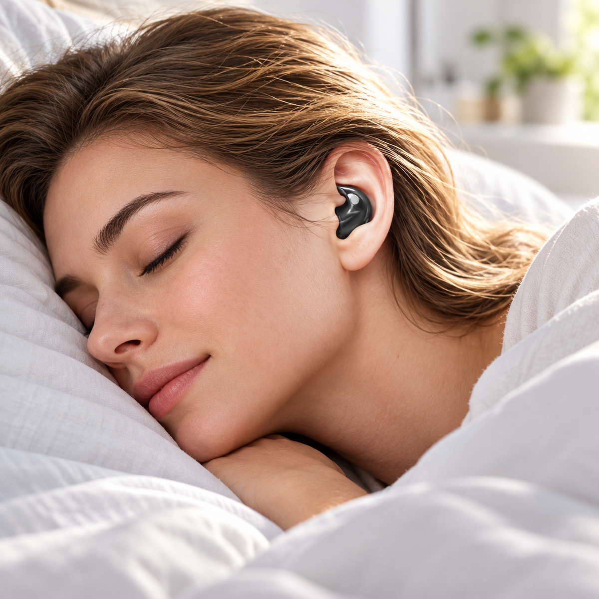 Sleep Headphones Ultra Thin Earbuds Noise Cancelling Waterproof 24h