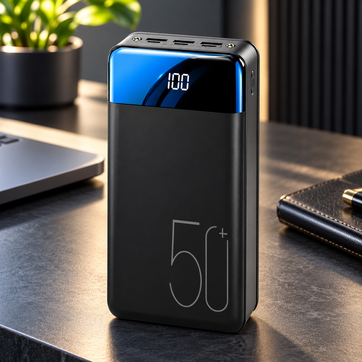 50000mAh Power Bank Fast Charging Portable Charger for Laptop Phone