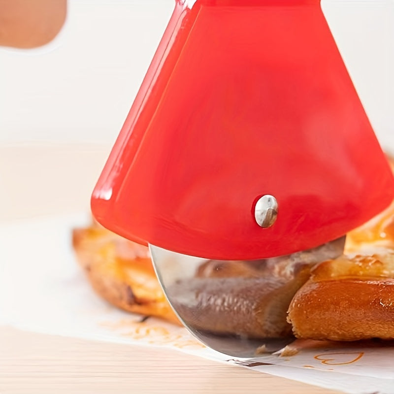 Pizza Cutter with Stainless Steel Wheel