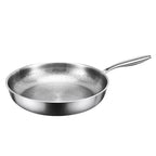 Stainless Steel Frying Pan with Honeycomb Surface