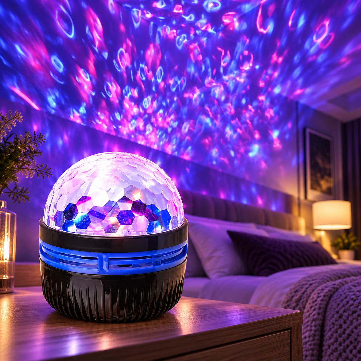 Aurora Night Light Projector with Remote Galaxy Star Ocean Wave Lamp