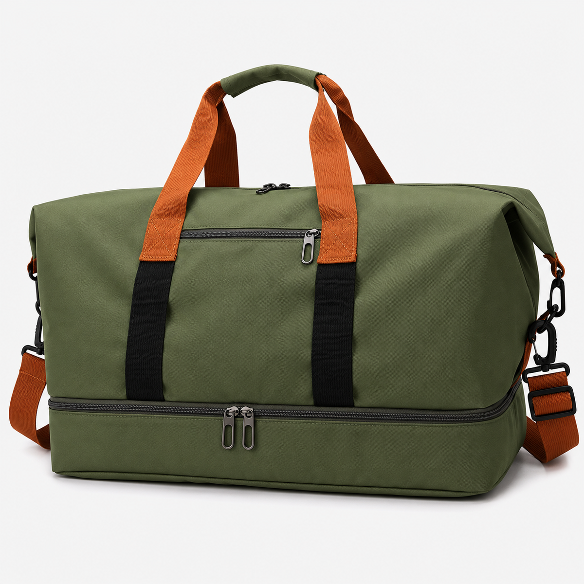 Womens Gym Duffel Bag with Shoe Compartment Wet Dry Travel Weekender
