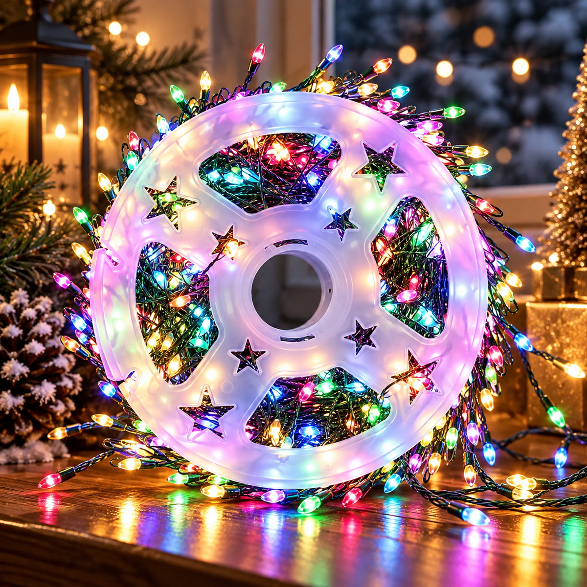 Cluster Fairy Lights with Remote 900 to 2000 LEDs IP65 Christmas Reel