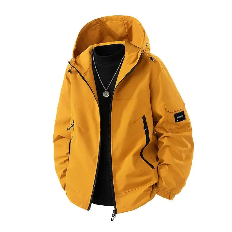 Men’s Hooded Windbreaker Jacket