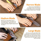 Rolling Knife Sharpener with Magnetic Angle Guide