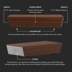 Rolling Knife Sharpener with Magnetic Angle Guide