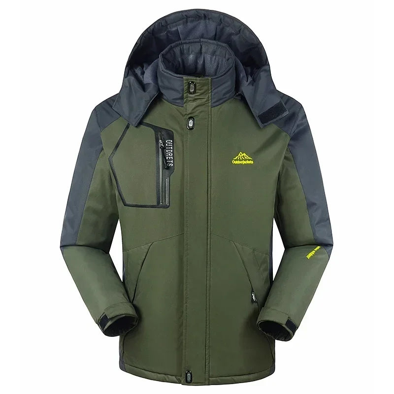 Men's Winter Ski Jacket with Hood