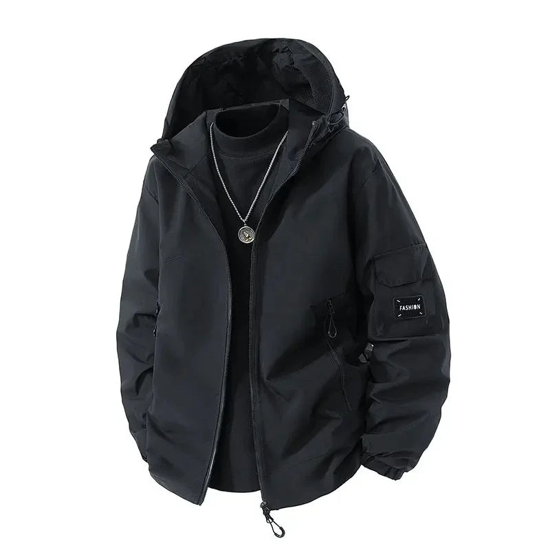 Men’s Hooded Windbreaker Jacket