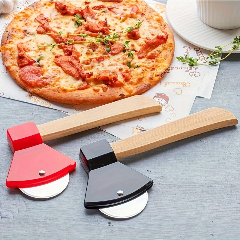 Pizza Cutter with Stainless Steel Wheel