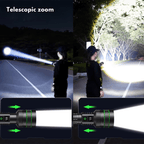Rechargeable LED Flashlight with Zoom Function