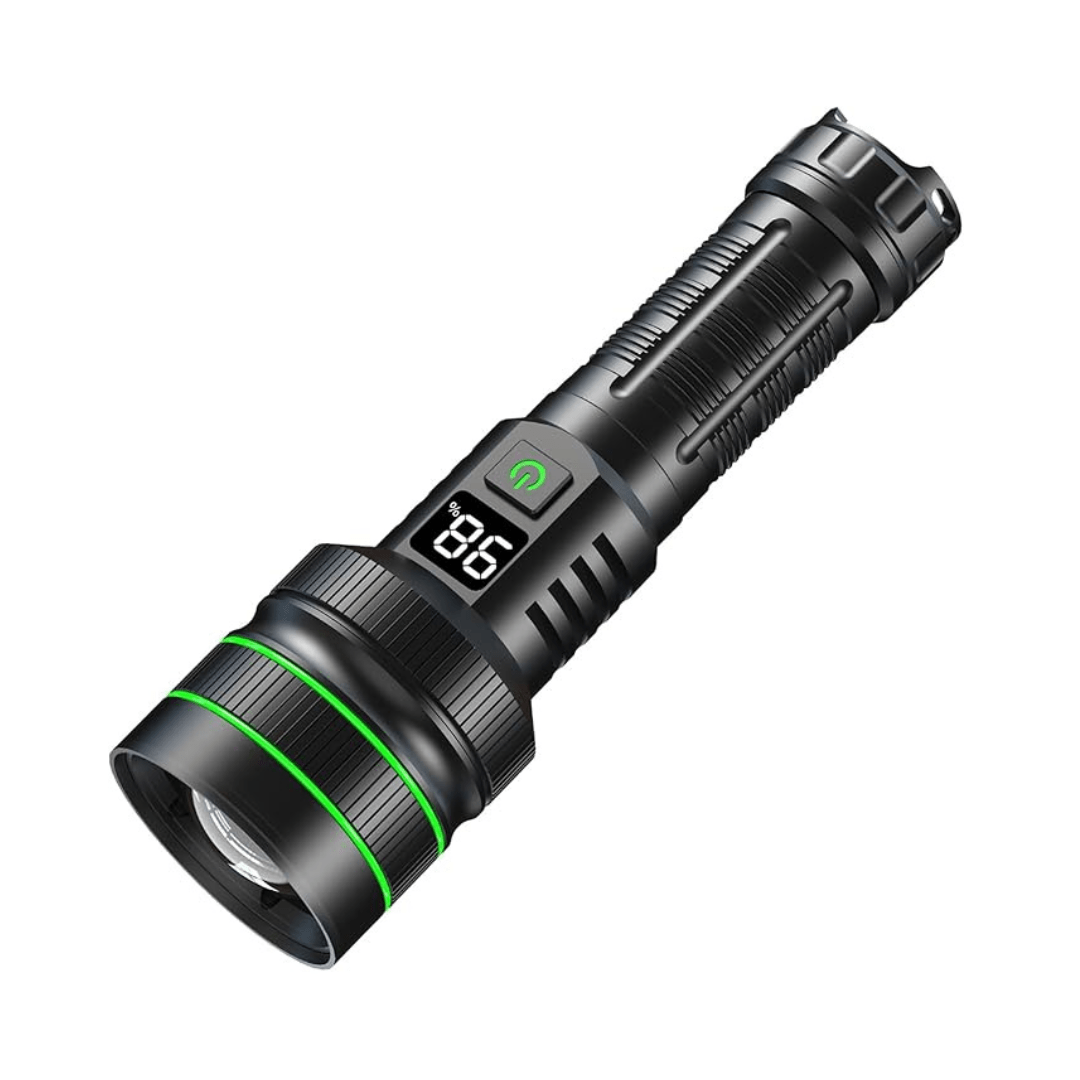Rechargeable LED Flashlight with Zoom Function
