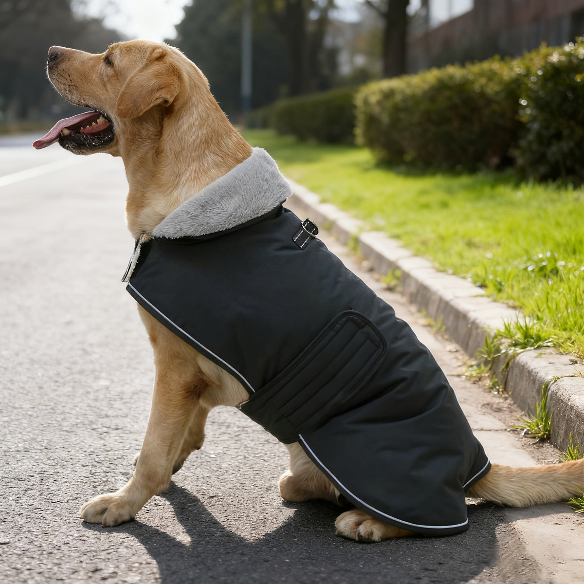 Dog Winter Coat with Fleece Lining