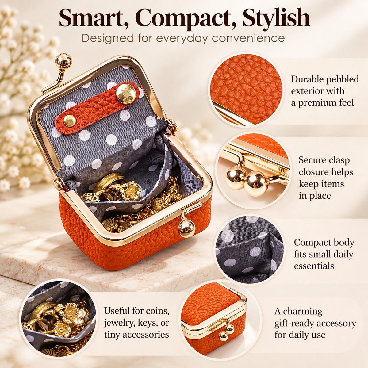 Travel Jewelry Organiser Case Portable Storage Box Rings Earrings