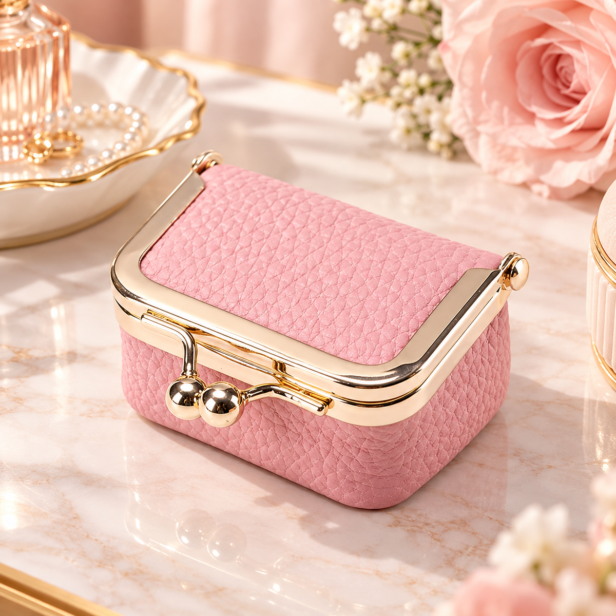 Travel Jewelry Organiser Case Portable Storage Box Rings Earrings