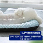 Cooling Dog Bed with Raised Edges Washable Non Slip Pet Mat