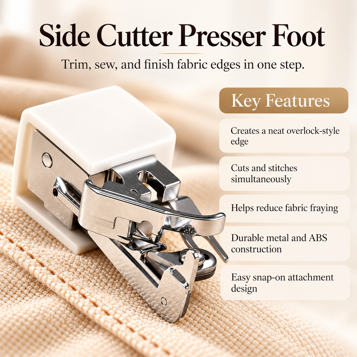 2 in 1 Sewing and Cutting Tool Fabric Scissors Thread Trimmer