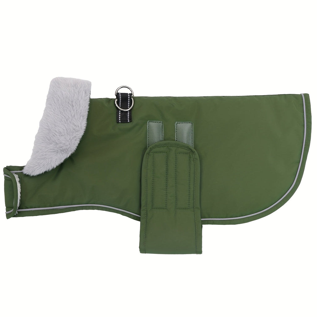 Dog Winter Coat with Fleece Lining