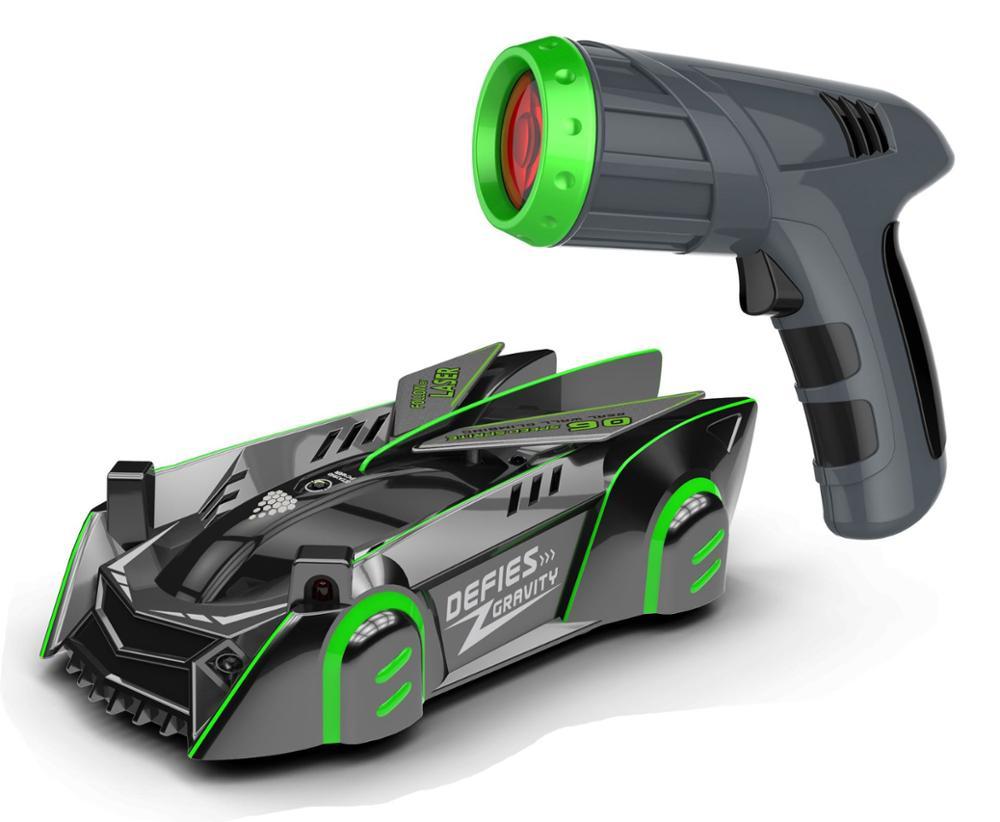 Laser Controlled Wall Climbing RC Car with Remote