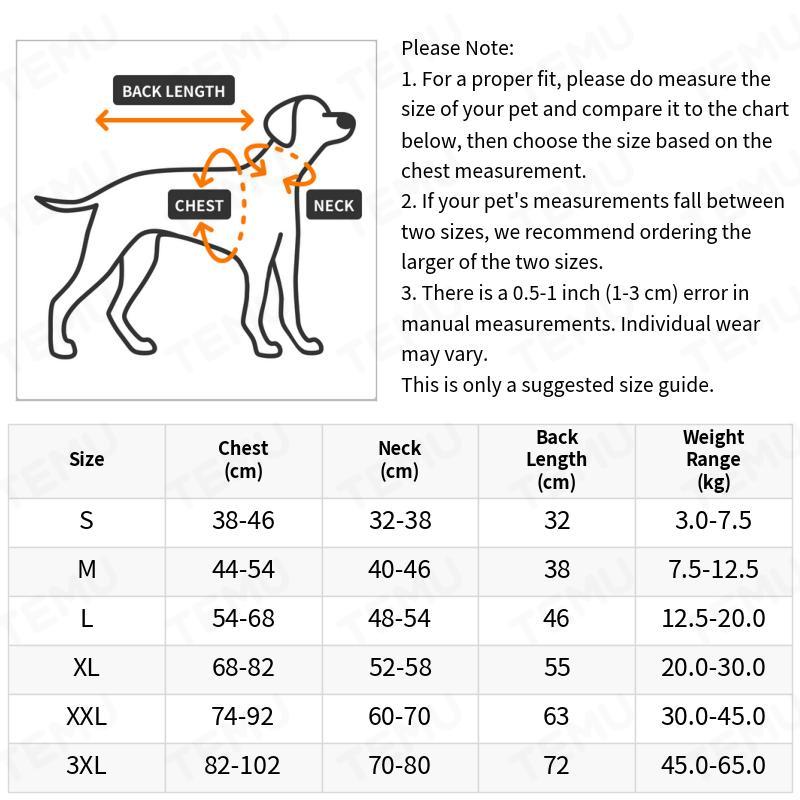 Dog Winter Coat with Fleece Lining