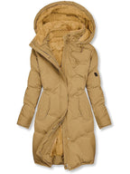Women’s Long Puffer Jacket with Hood